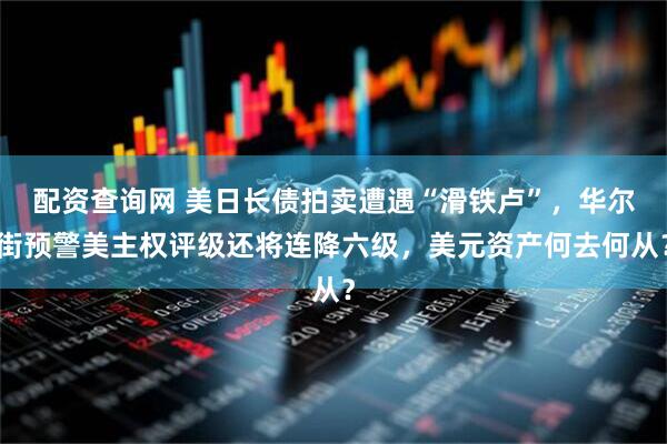 配资查询网 美日长债拍卖遭遇“滑铁卢”，华尔街预警美主权评级还将连降六级，美元资产何去何从？