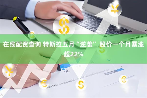 在线配资查询 特斯拉五月“逆袭” 股价一个月暴涨超22%