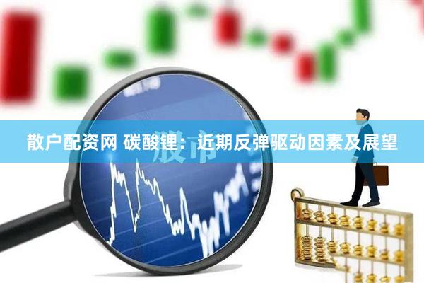 散户配资网 碳酸锂：近期反弹驱动因素及展望